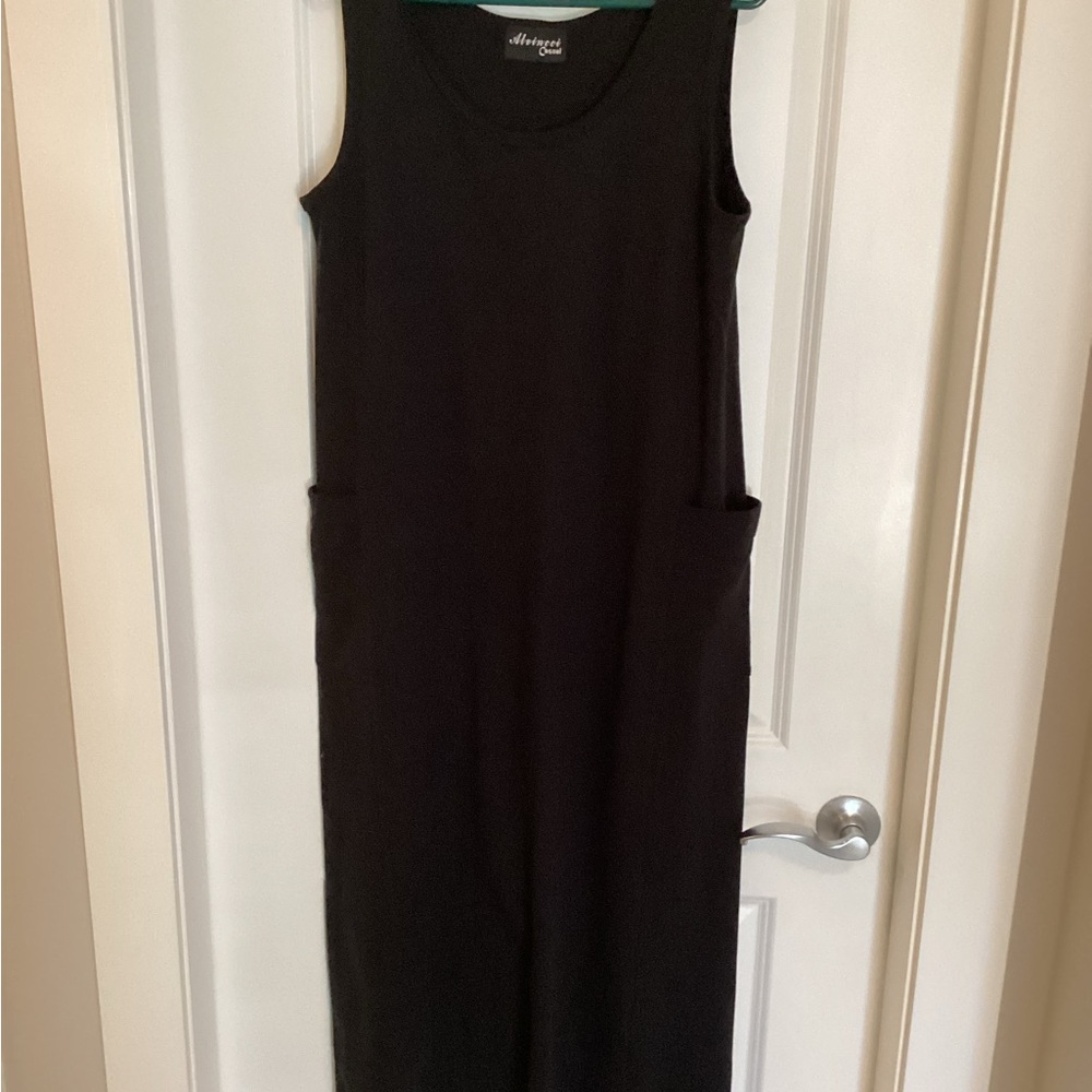 Alfani Sleeveless Black Midi Dress